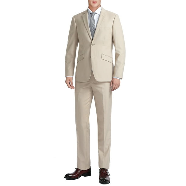 Fieer Mens Oversized Lapel Button Lounge Solid Slim Fit 2-Piece Suit Set Fieer Mens Oversized Lapel Button Lounge Solid Slim Fit 2-Piece Suit Set